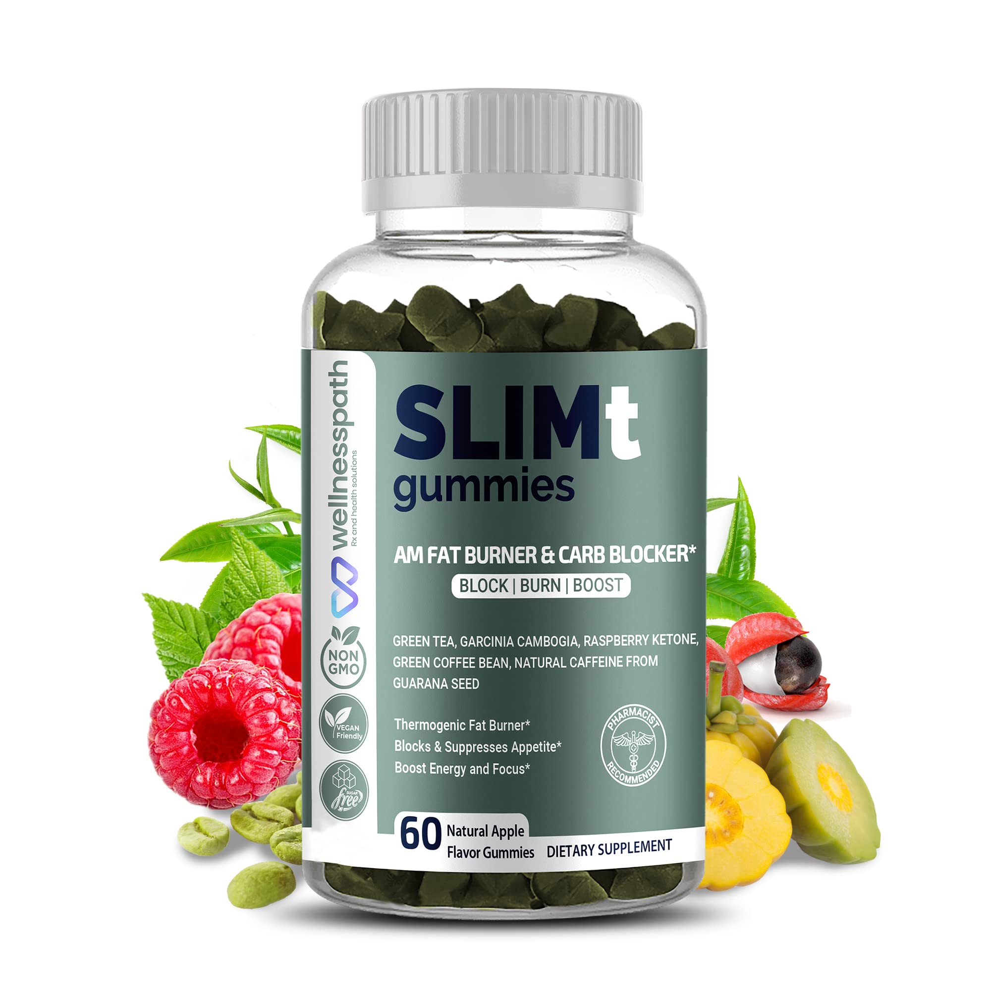 SLIMt Weight Loss & Appetite Control Gummies, Thermogenic Metabolism Booster WELLNESSPATH RX & HEALTH SOLUTIONSAu supplements