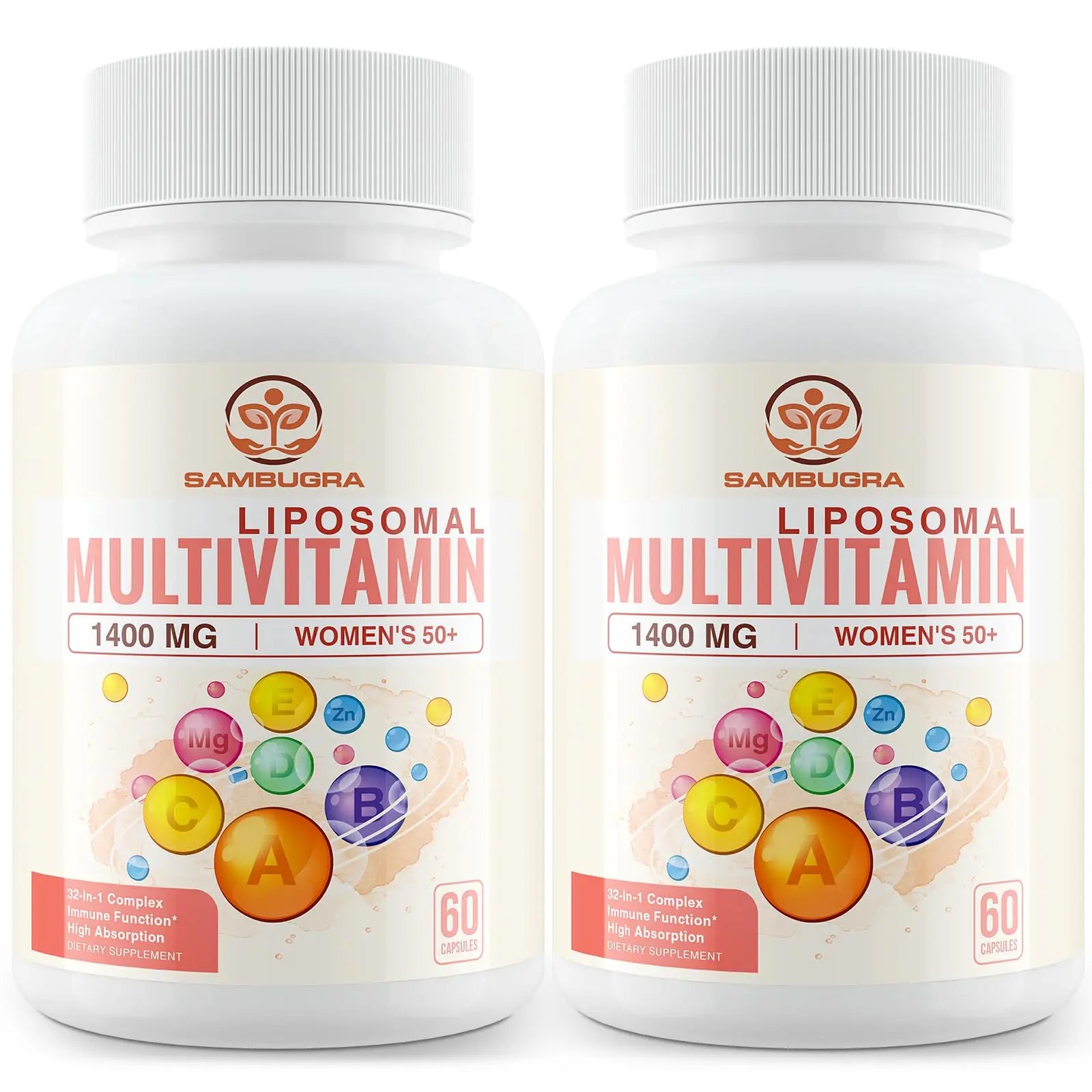 Sambugra Liposomal Multivitamin for Women 50+ - Women Daily Multivitamin with 32 Ingredients, CoQ10, Vitamins C, B, D, E SambugraAu supplements