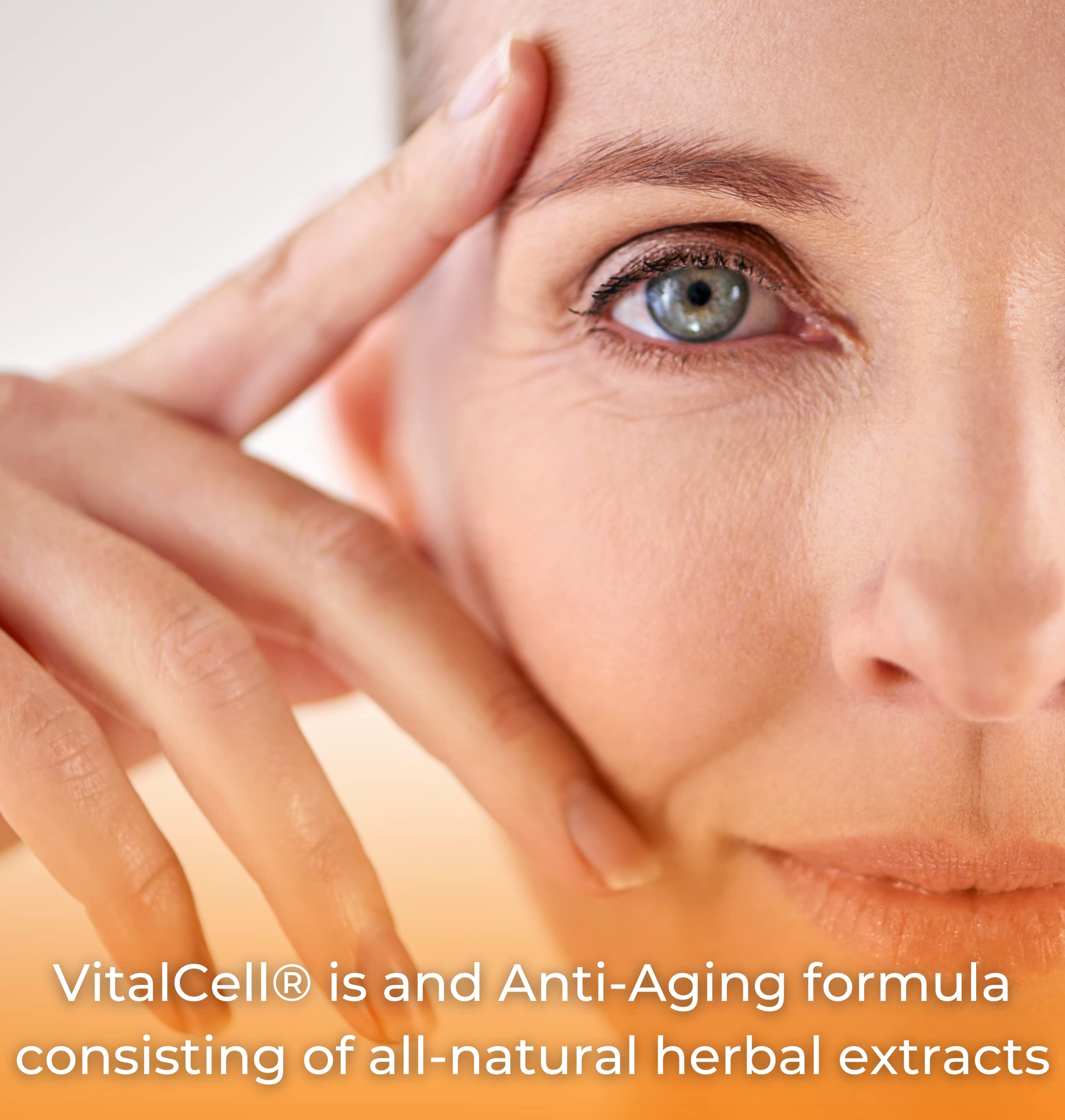Vital Cell Natural Anti-Aging Supplement for Men and Women, Supporting Circulation and Healthy Organ Function (180 Vegetarian Capsules) TangoAu supplements