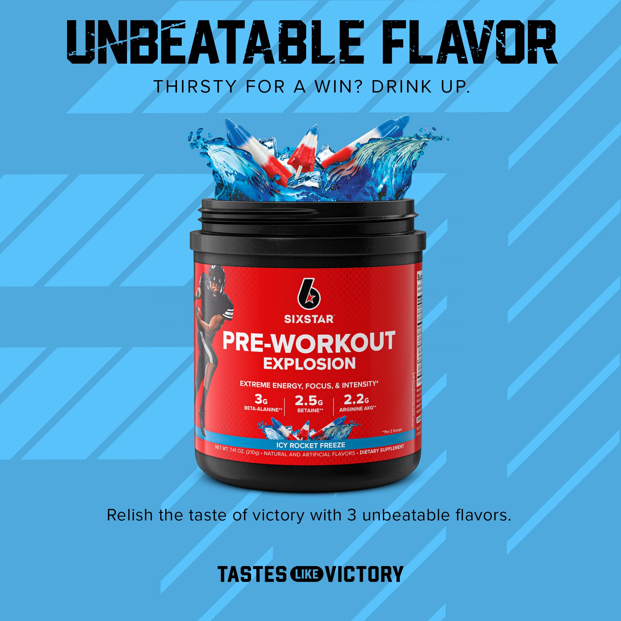 Six Star Pre Workout PreWorkout Explosion | Pre Workout Powder for Men & Women Six StarAu supplements