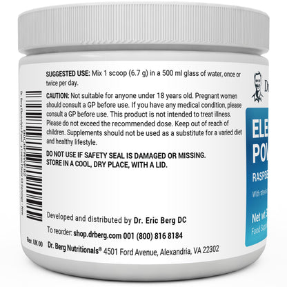 Dr. Berg Electrolyte Powder - Electrolyte Drink Supplements with 1000mg Potassium Dr. Berg NutritionalsUS supplements