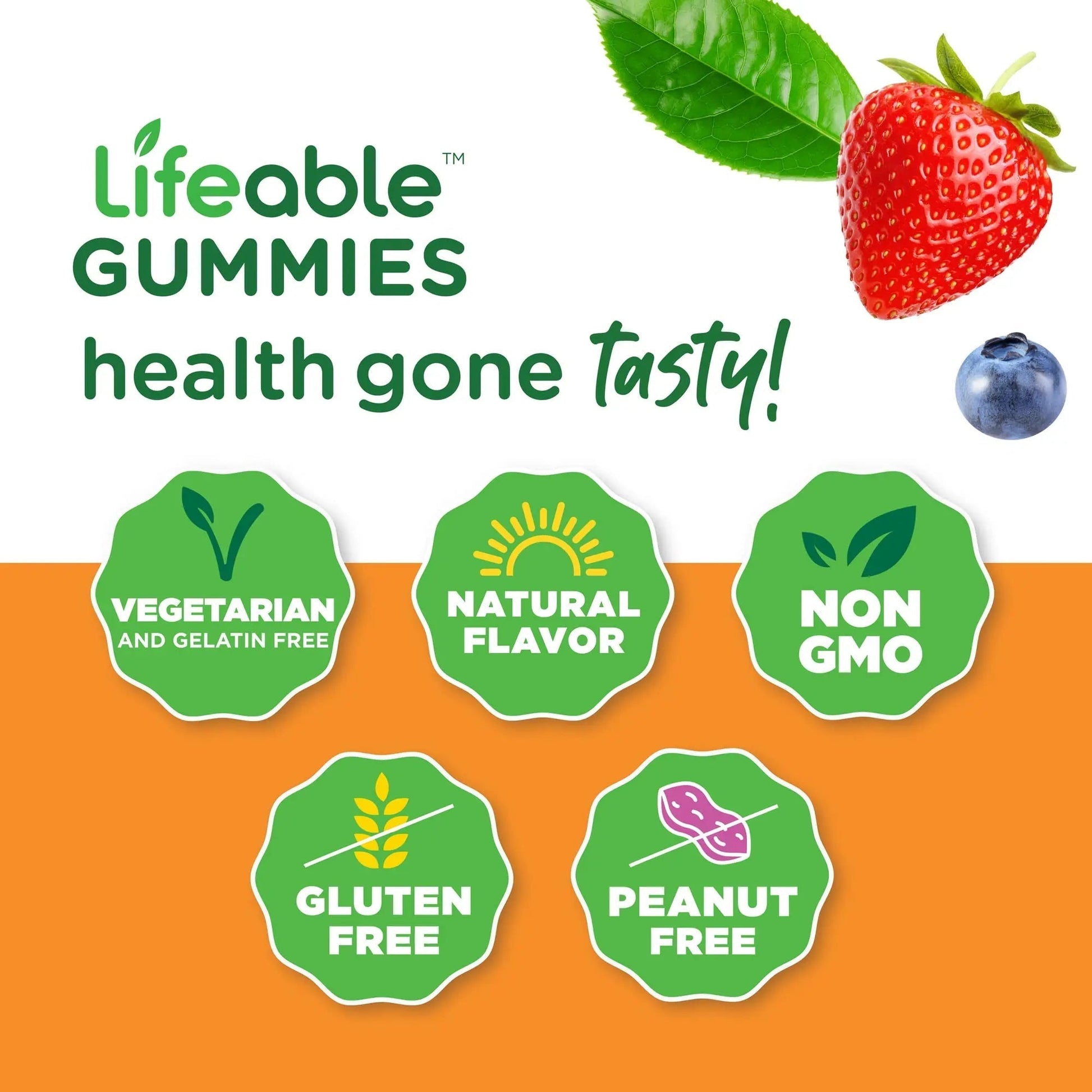 Lifeable Turmeric Curcumin Kids + Multivitamin Kids, Gummies Bundle - Great Tasting, Vitamin Supplement LifeableAu supplements