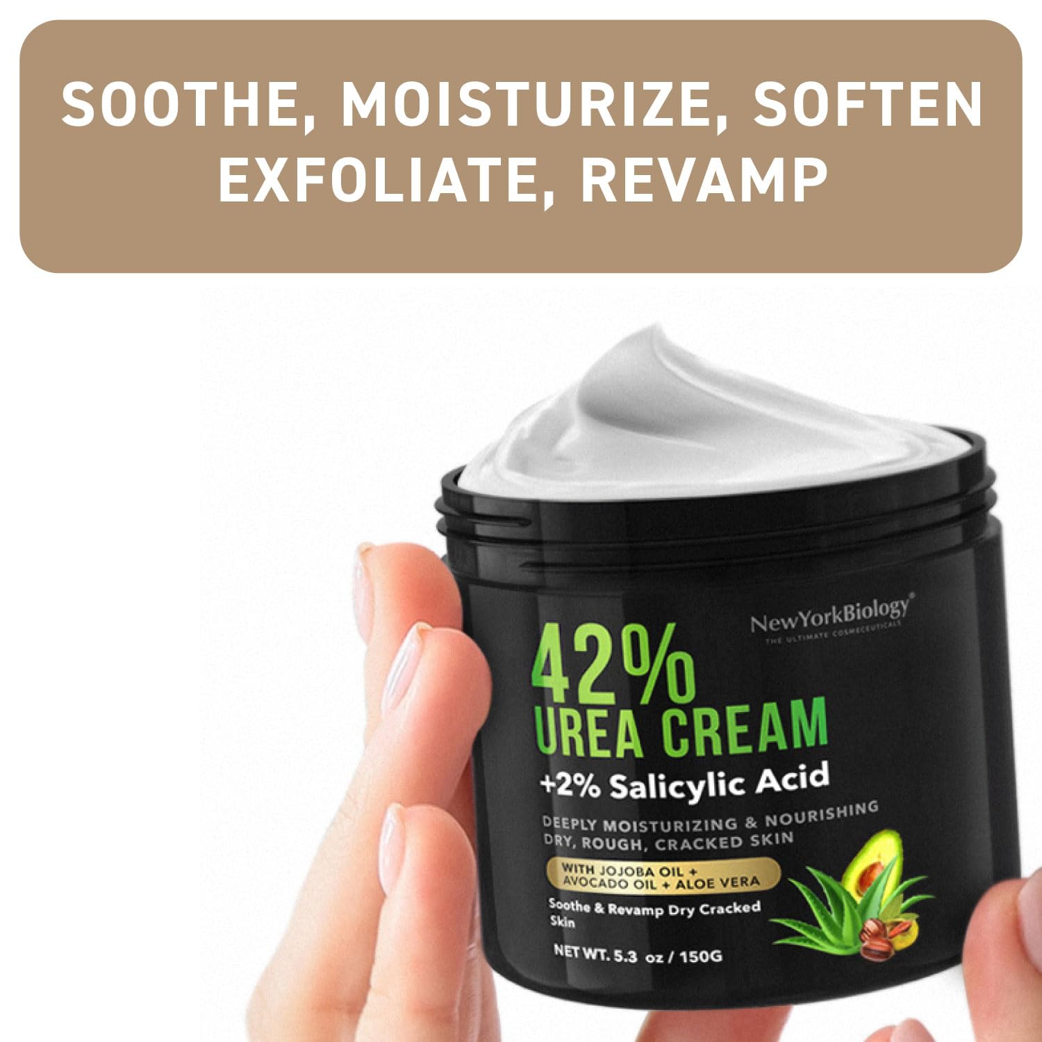 New York Biology 42% Urea Cream with 2% Salicylic Acid - Moisturizing Urea Foot Cream NEW YORK BIOLOGY THE ULTIMATE COSMECEUTICALSUS supplements