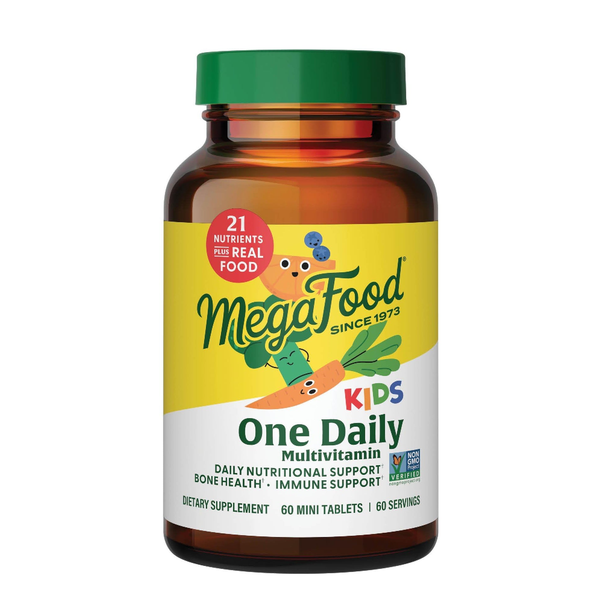 MegaFood Kids One Daily Multivitamin - Convenient Mini Multivitamin for Kids - with Zinc, Vitamins C, B & D MegaFoodAu supplements