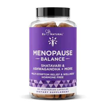 Premium Menopause Supplement for Women – Menopause Balance with Shatavari, Ashwagandha, L-Theanine & Holy Basil – Holistic Multi-Symptom Menopause Support & Hot Flash Relief – 60 Vegetarian Capsules Eu NaturalAu supplements
