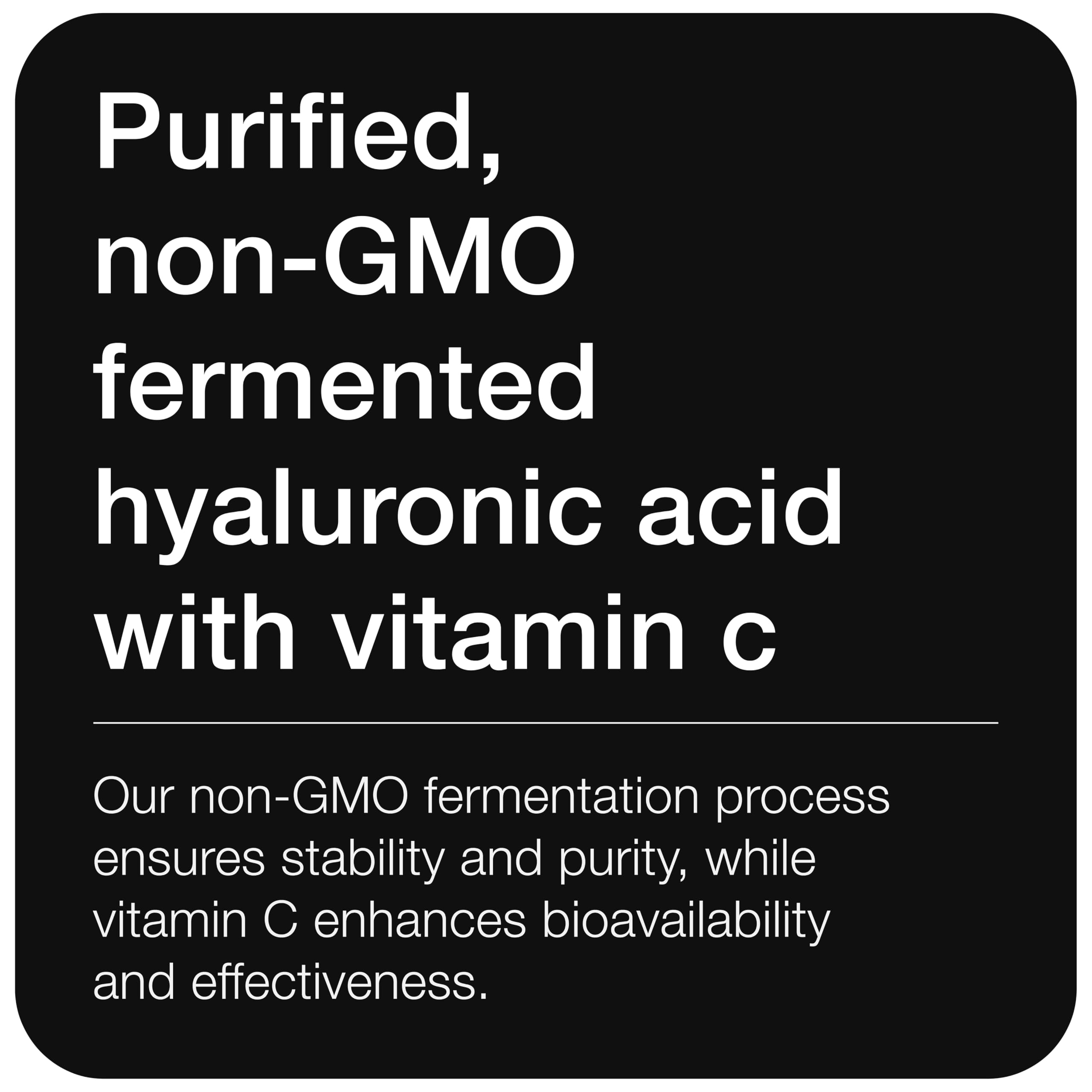 Toniiq Hyaluronic Acid Supplements – Lab Tested 95% Ultra High Purity – Fermented and Bioavailable with Vitamin C – Third Party Lab Tested – 180 Capsules ToniiqAu supplements