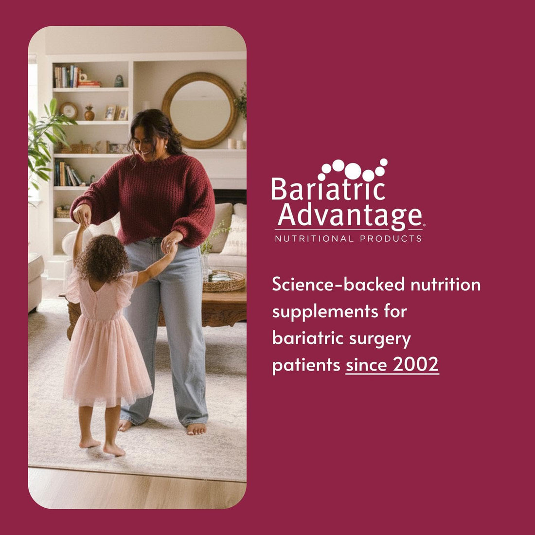 Bariatric Advantage FloraVantage Balance Capsules - Probiotic Supplement for Bariatric Surgery Patients - Healthy Immune Support* with Proprietary Strain Blend - 60 Count Bariatric AdvantageAu supplements