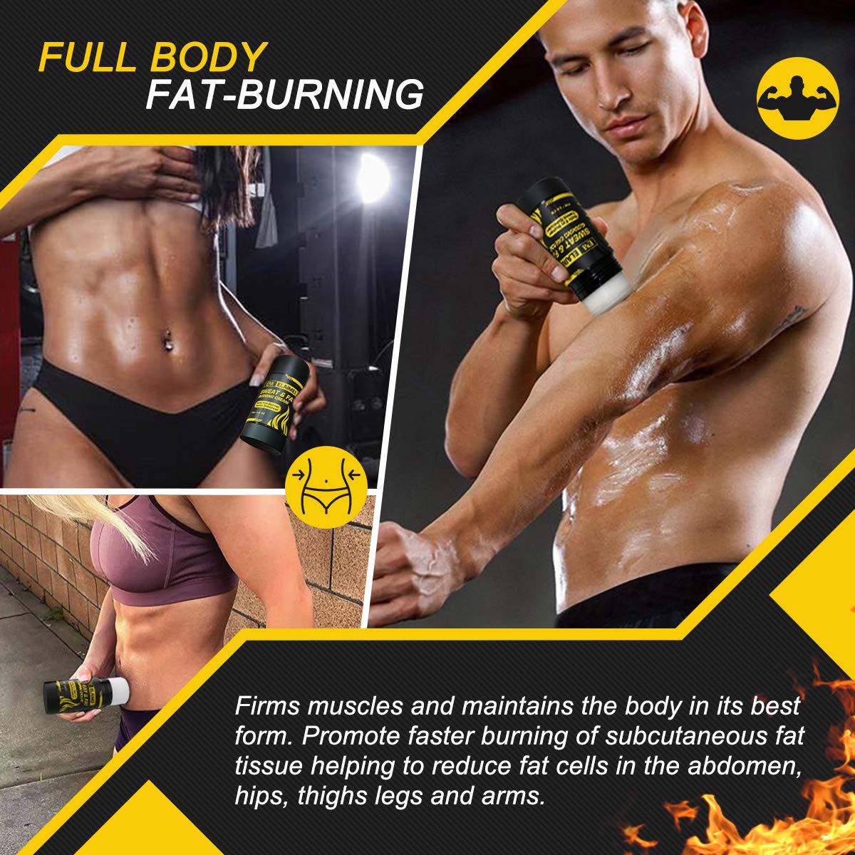ELAIMEI Hot Gel Cream, Fat Burning Sweat Cream, Weight Loss Workout Enhancer Gel ELAIMEIAu supplements
