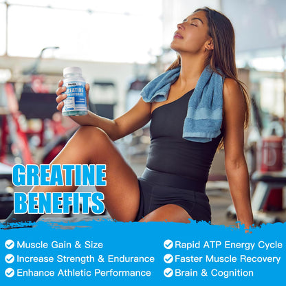 ElevateLife Creatine Monohydrate Gummies 5000mg for Men & Women, Chewables ElevateLifeUS supplements