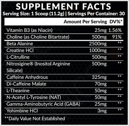 PHYBIUS Lab AM Pre-Workout (Sour Watermelon) Focus, Strength, Powder, 30 Servings PHYBIUS LabUS supplements