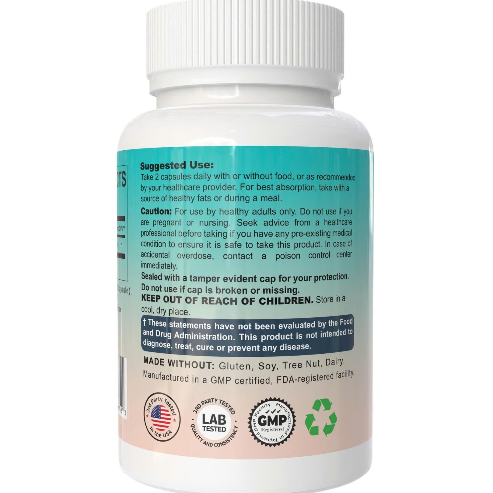 NMN Supplement 1000mg Pure - Liposomal NMN for NAD+ Supplement, Tested in USA, 60 Capsules THEREXAAu supplements
