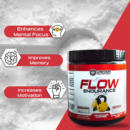 Driven Nutrition Flow - Cognitive Nitric Oxide Nootropic - Endurance & Energy - Increase Driven NutritionUS supplements