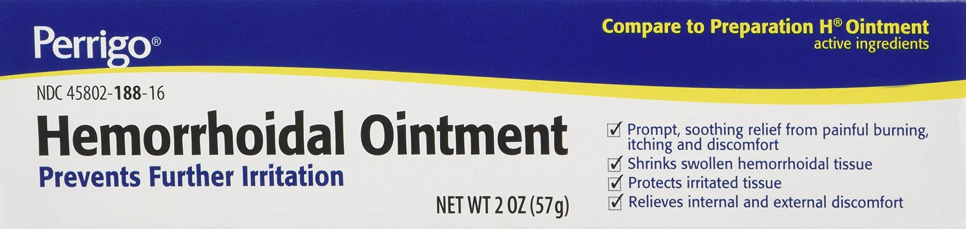 Hemorrhoidal Pain Relief Ointment Generic for Preparation H 2 oz (57g) Per Tube, 2 Ounce (Pack of 3) PERRIGO PHARMACEUTICALS CompanyAu supplements