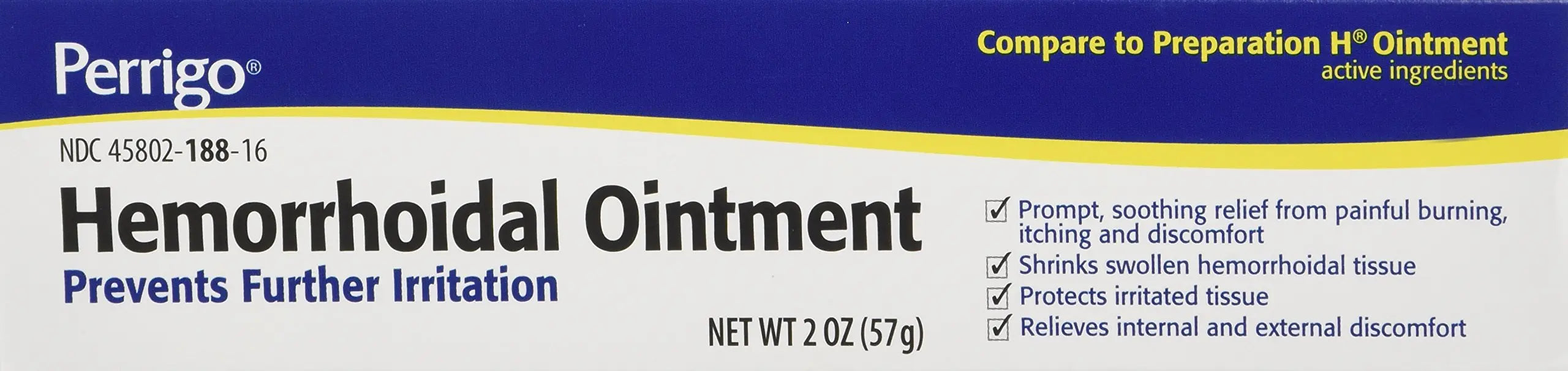 Hemorrhoidal Pain Relief Ointment Generic for Preparation H 2 oz (57g) Per Tube, 2 Ounce (Pack of 3) PERRIGO PHARMACEUTICALS CompanyAu supplements