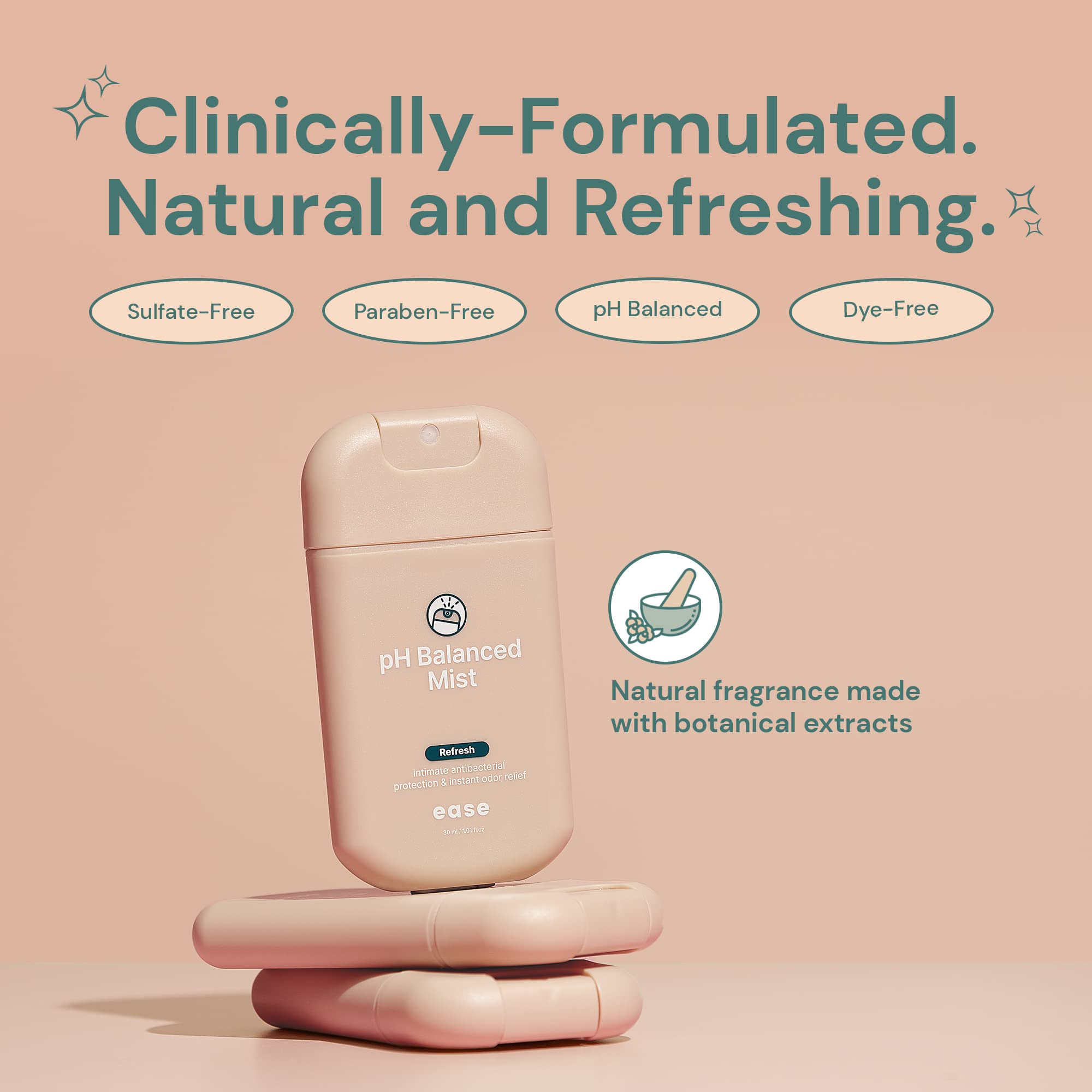 Ease Intimate Soothing pH-Balanced Mist for Feminine Itching and Discomfort Relief EaseAu supplements