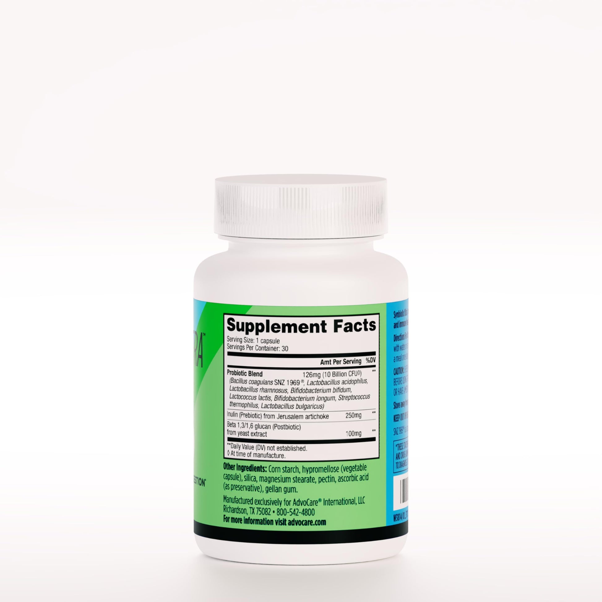 AdvoCare Synbiotic Ultra - Digestive & Gut Health Supplement - Offers Immune Support* - Includes Prebiotics, Probiotics & Postbiotics - 30 Capsules AdvoCareAu supplements