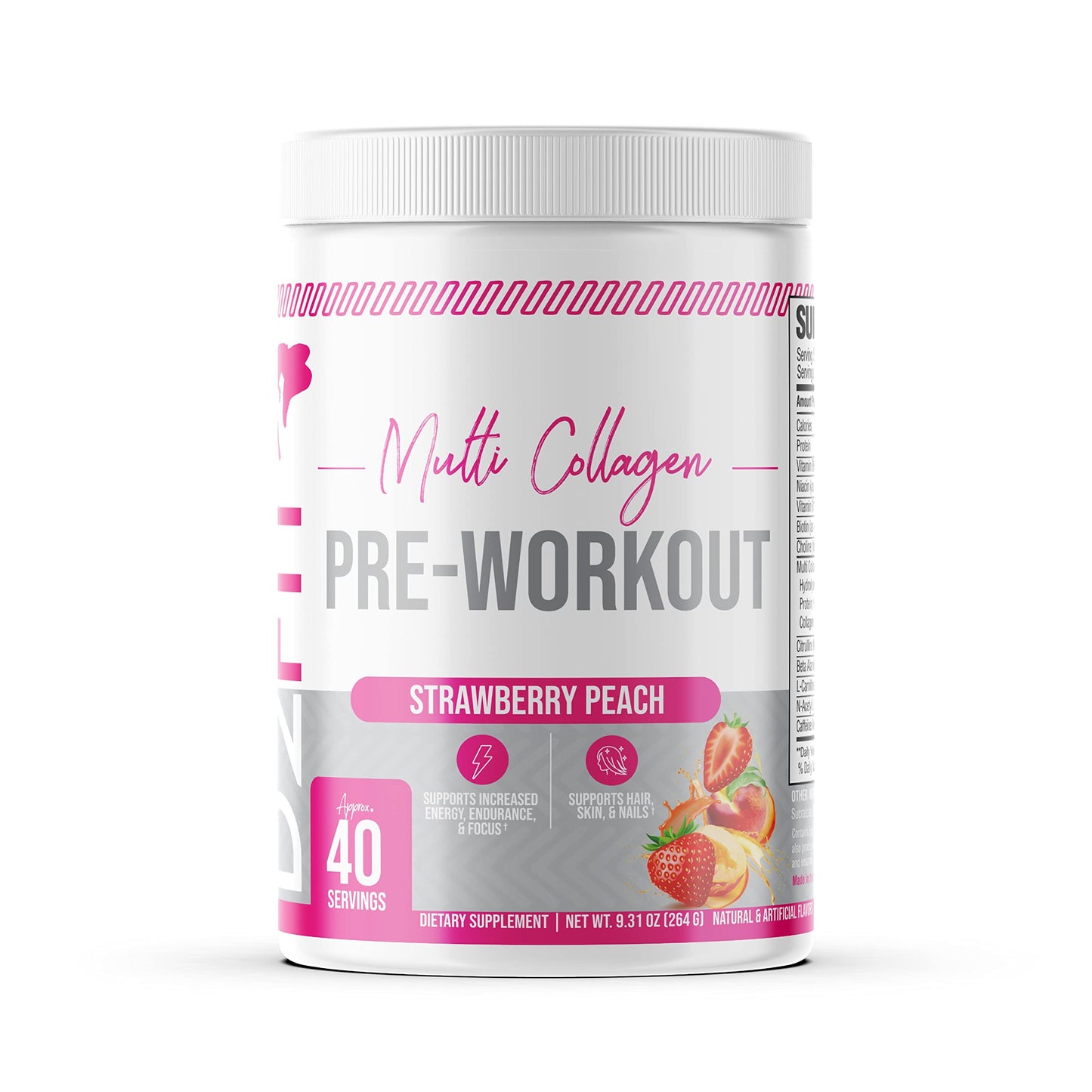 D2Fit (by Jessica Bass Women’s Pre Workout Multi Collagen (2.5g) + Biotin (150mcg) D2FitUS supplements