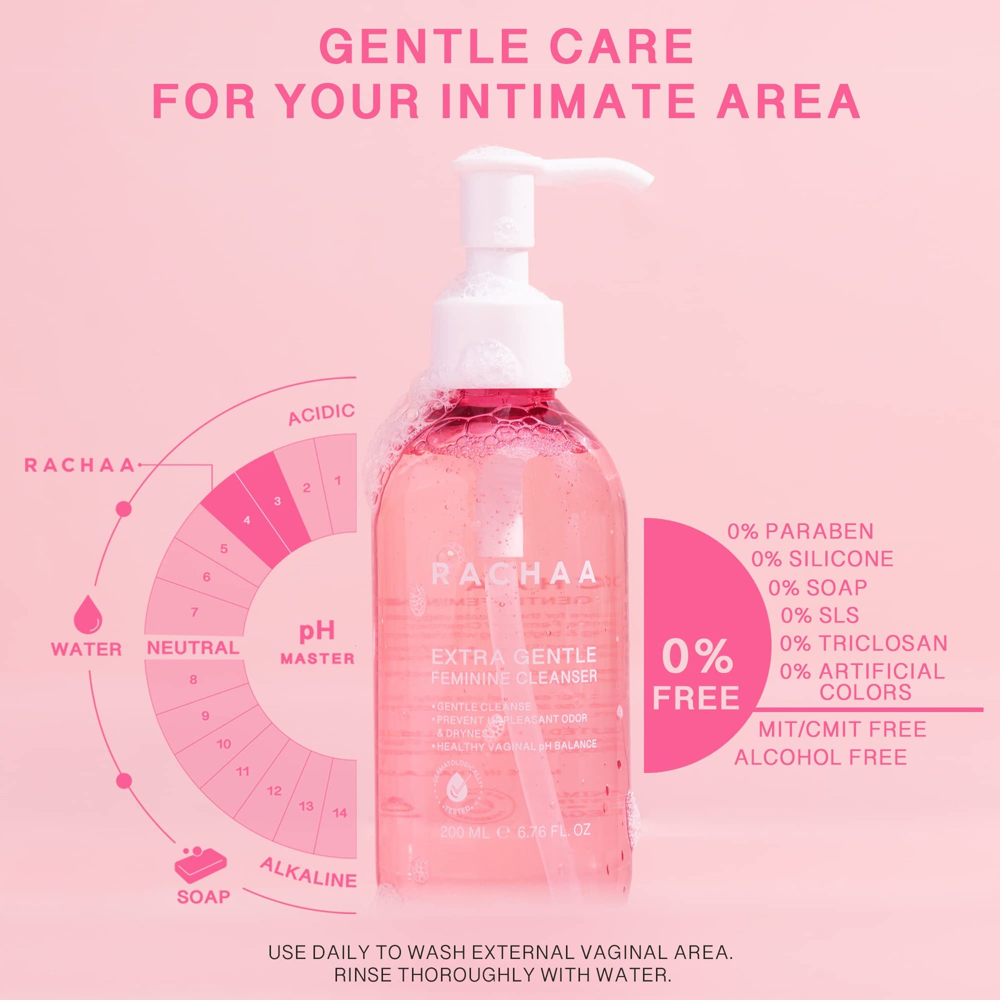 RACHAA Feminine Wash for Women, Lightening and Moisturizing, pH Balance Intimate Wash RACHAAAu supplements