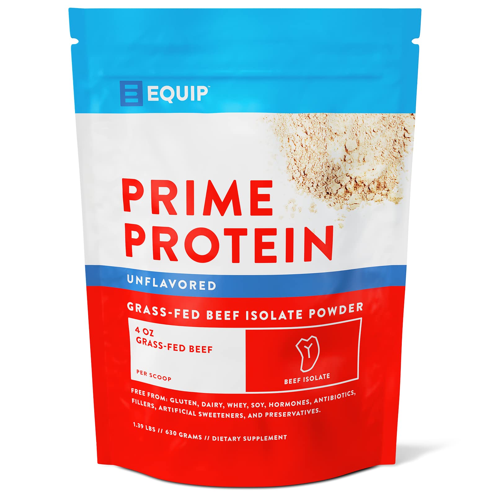 Equip Foods Prime Protein - Grass Fed Beef Protein Powder Isolate - Paleo and Keto Friendl EquipUS supplements