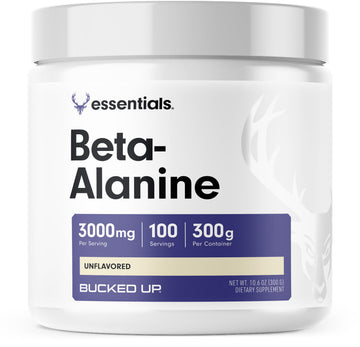 Bucked Up Beta Alanine 300mg Powder, Non-GMO, Gluten-Free, Unflavored (100 Servings) Bucked UpAu supplements