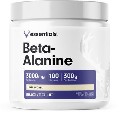 Bucked Up Beta Alanine 300mg Powder, Non-GMO, Gluten-Free, Unflavored (100 Servings) Bucked UpUS supplements
