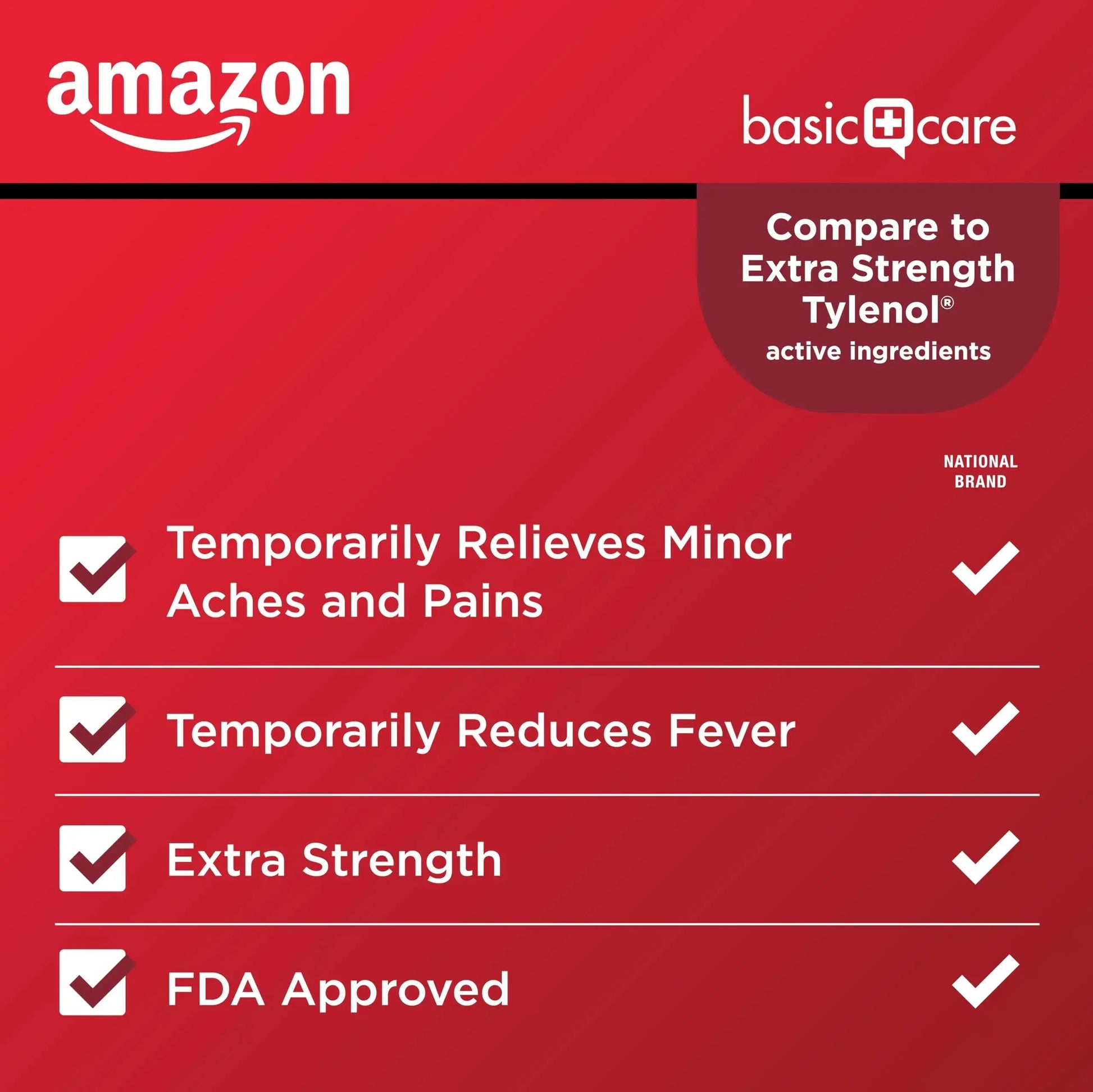 Amazon Basic Care Extra Strength Pain Relief, Acetaminophen Caplets, 500 mg, 200 Count Amazon Basic CareAu supplements