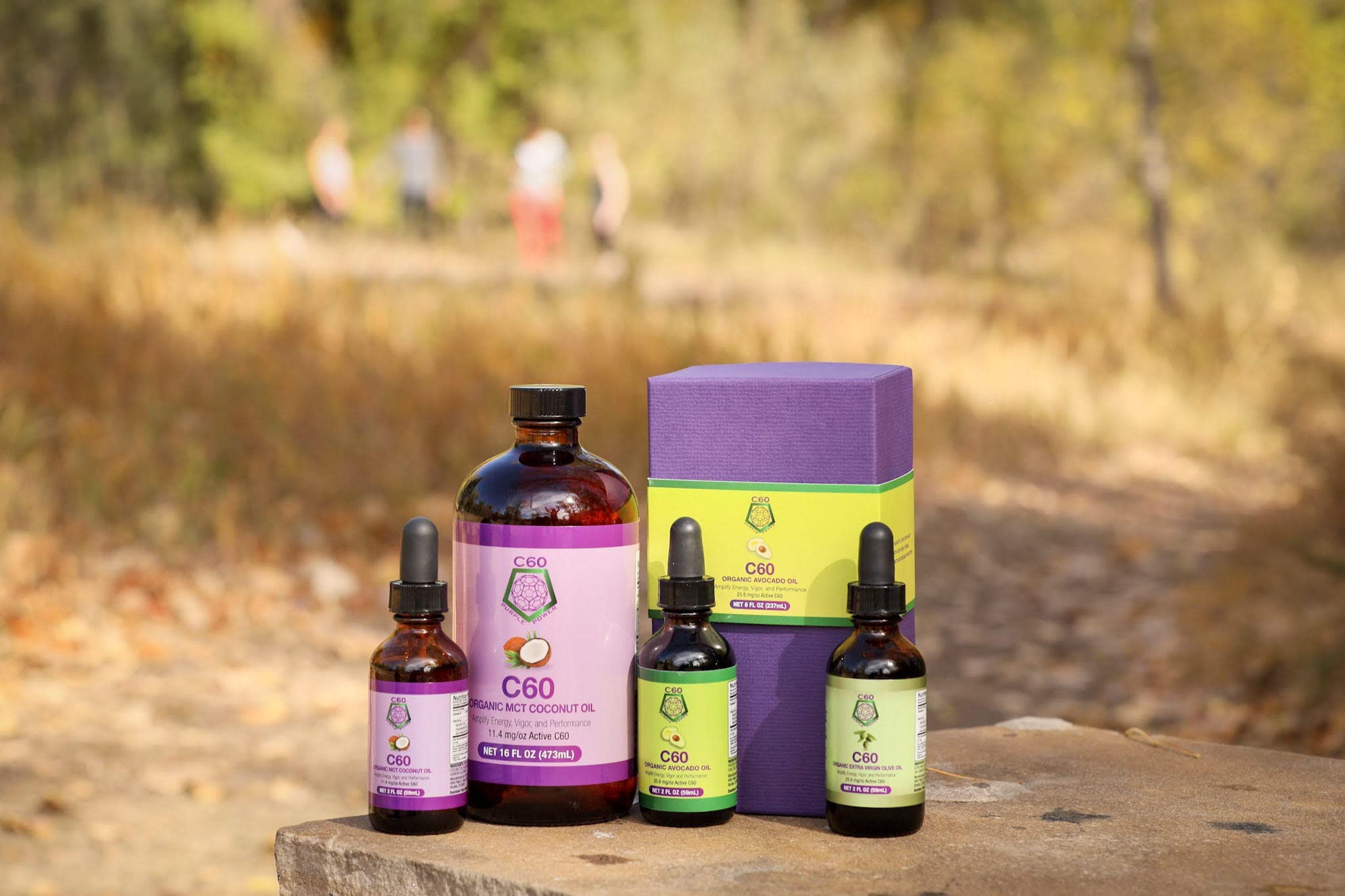 C60 Power C60 in Organic Avocado Oil - Natural Wellness & Antioxidant Support for Men & Women, 99.99% Pure Carbon Fullerenes, Promotes Energy, Mental Clarity, & Stamina - 4 fl oz Bottle C60 Purple PowerAu supplements