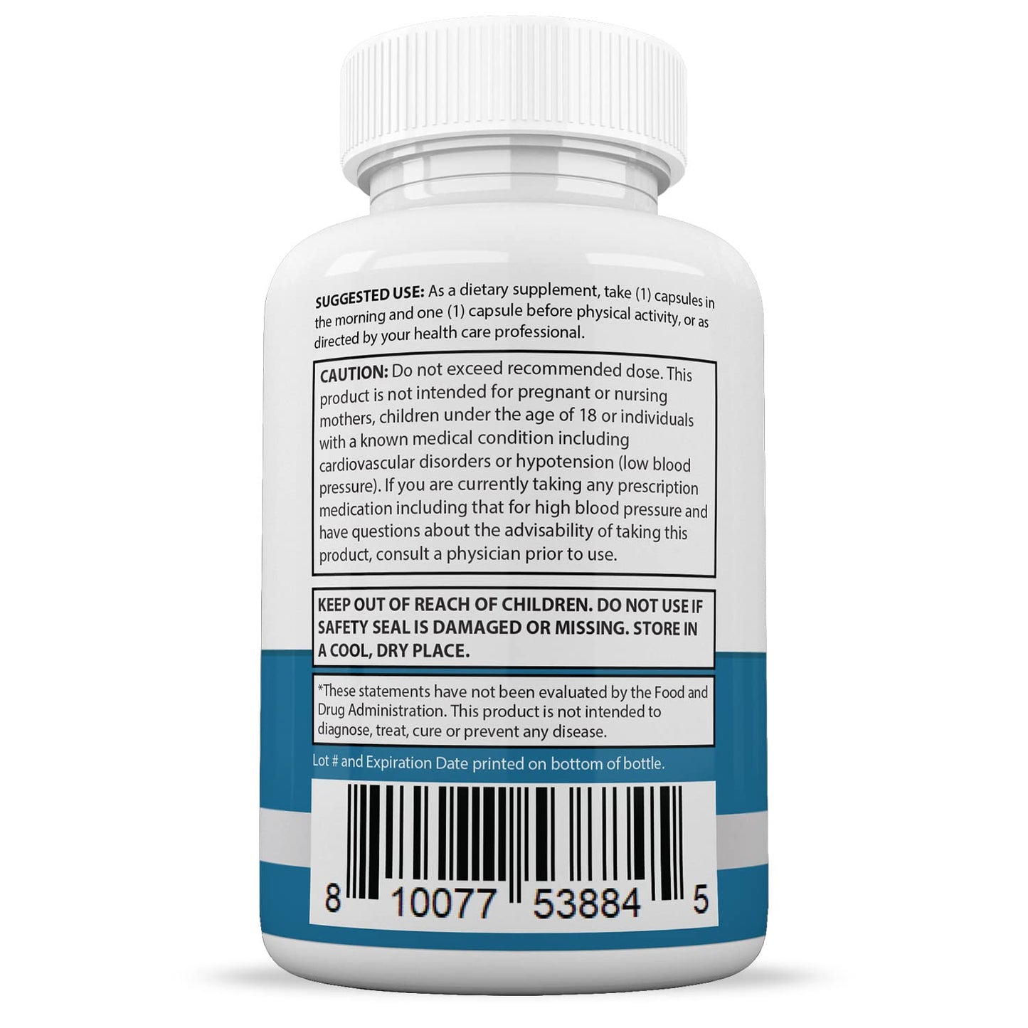 Justified Laboratories (5 Pack) Glucotrust Max 1295MG Formula Supplement Pills 300 cap Justified LaboratoriesUS supplements
