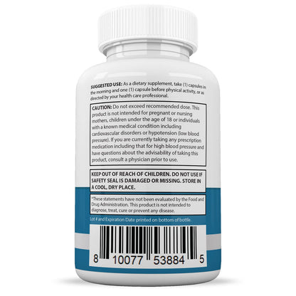 Justified Laboratories (5 Pack) Glucotrust Max 1295MG Formula Supplement Pills 300 cap Justified LaboratoriesUS supplements