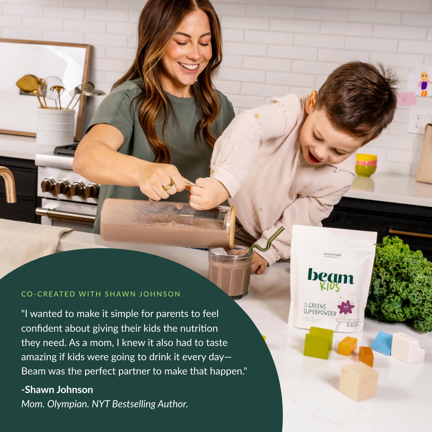 Beam Glow & Kids Wellness Bundle, Hormone Support for Women with Inositol & Ashwagandha, Superfood Powder with Fruits & Veggies for Kids' Growth & Immune Health BeamAu supplements