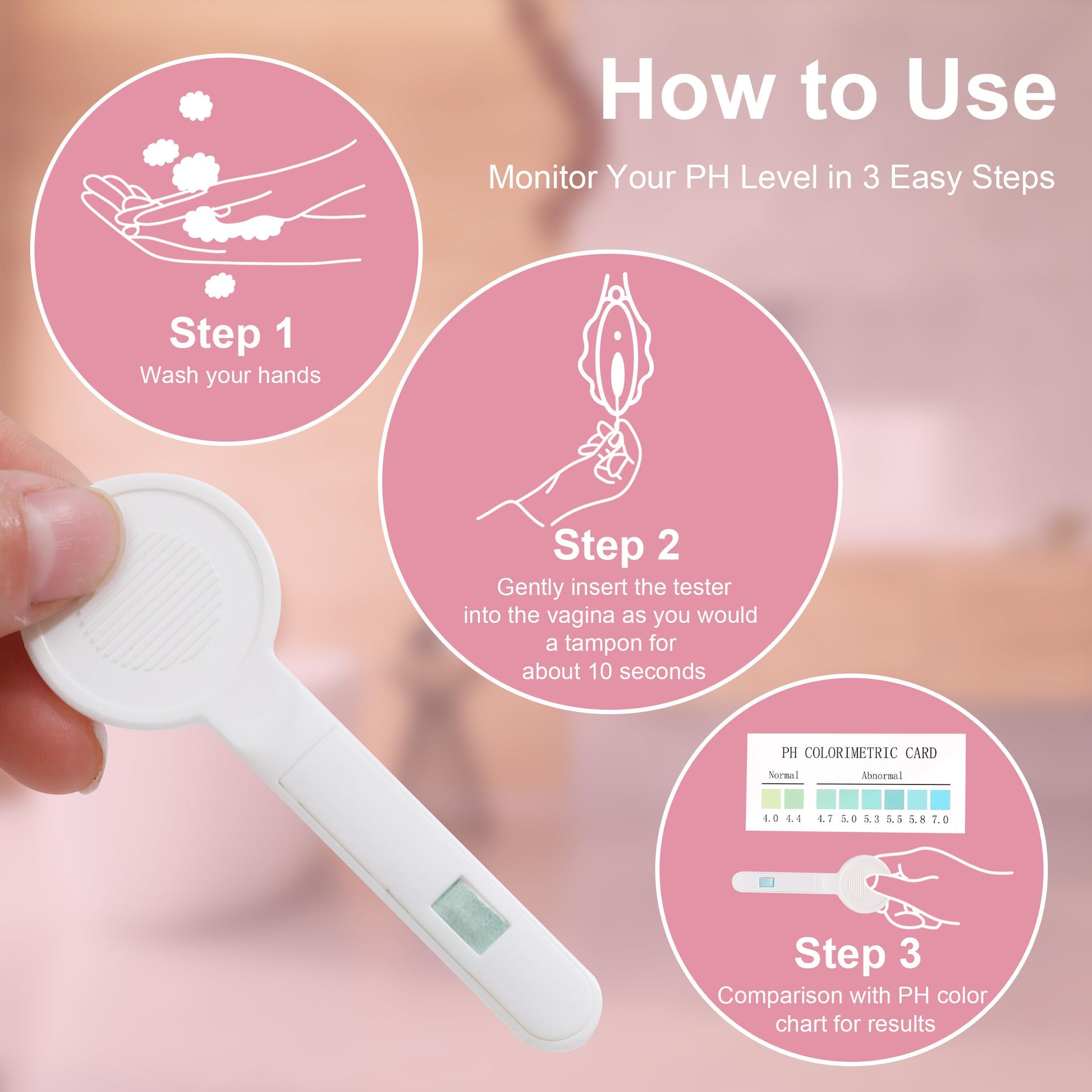 T TESTAHEAD Vaginal pH Test Strips, Feminine Health Vaginal pH Test Strips Kits T TESTAHEADAu supplements