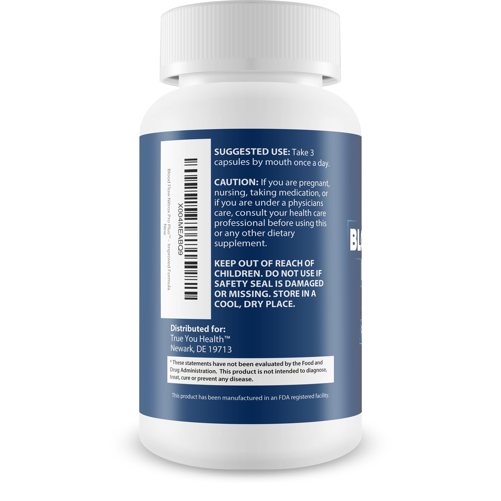 Blood Flow Nitrox Pro Plus - Improved Formula - Our Best Blood Circulation Supplements For Men - Vasodialators - Increase Blood Flow Care Blood Circulation Supplement Blood Flow Supplement For Men True You HealthAu supplements