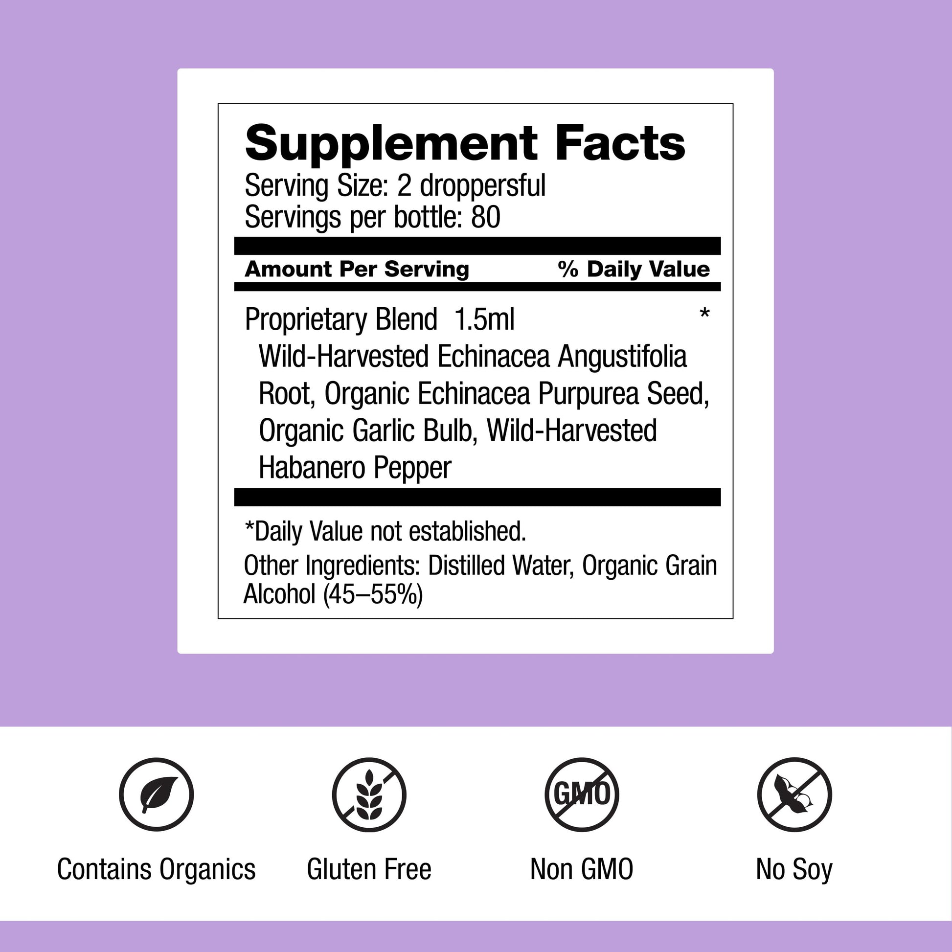 Dr. Schulze's Echinacea Plus | Echinacea Root and Seed | All Organic Extract | Gluten-Free & Non-GMO for Immune System Support | 4 oz Dr. Schulze'sAu supplements