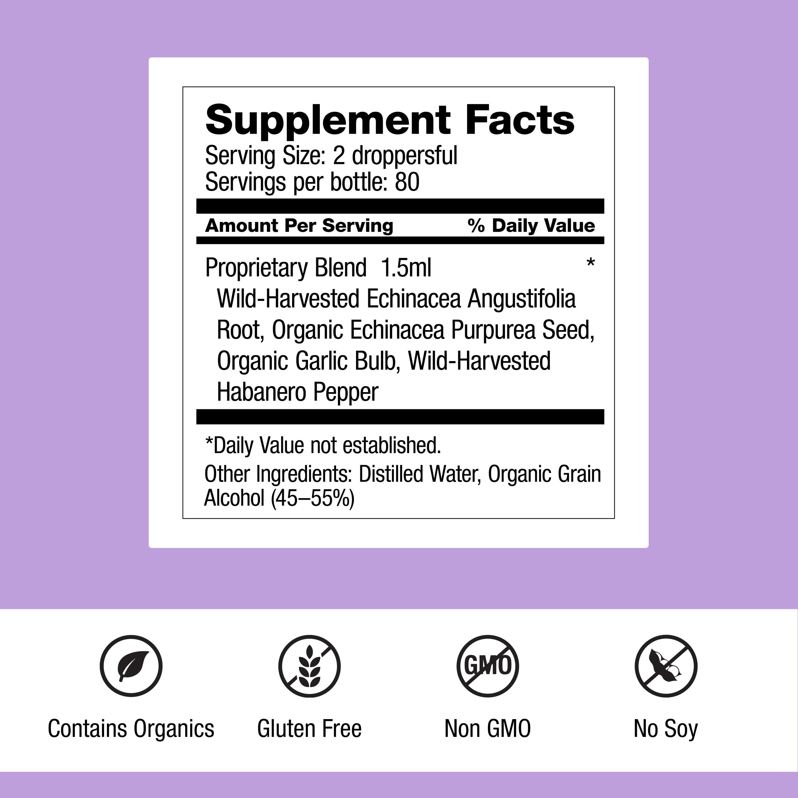 Dr. Schulze's Echinacea Plus | Echinacea Root and Seed | All Organic Extract | Gluten-Free & Non-GMO for Immune System Support | 4 oz Dr. Schulze'sAu supplements