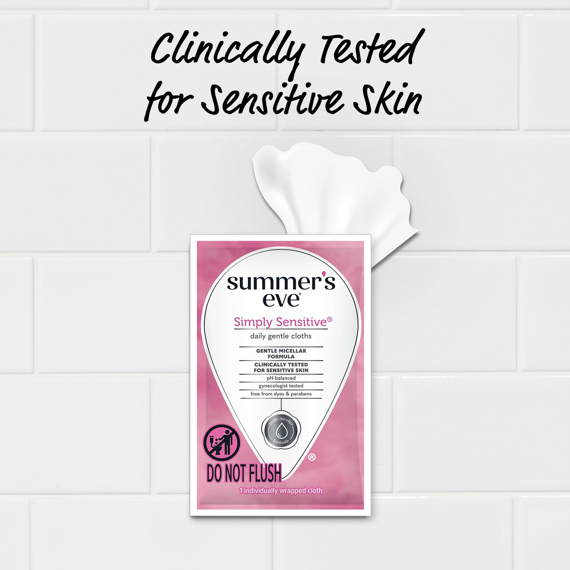 Summer's Eve Feminine Wipes, Simply Sensitive, 5 Count Trial & Travel Size, 24 Pack Summer's EveAu supplements