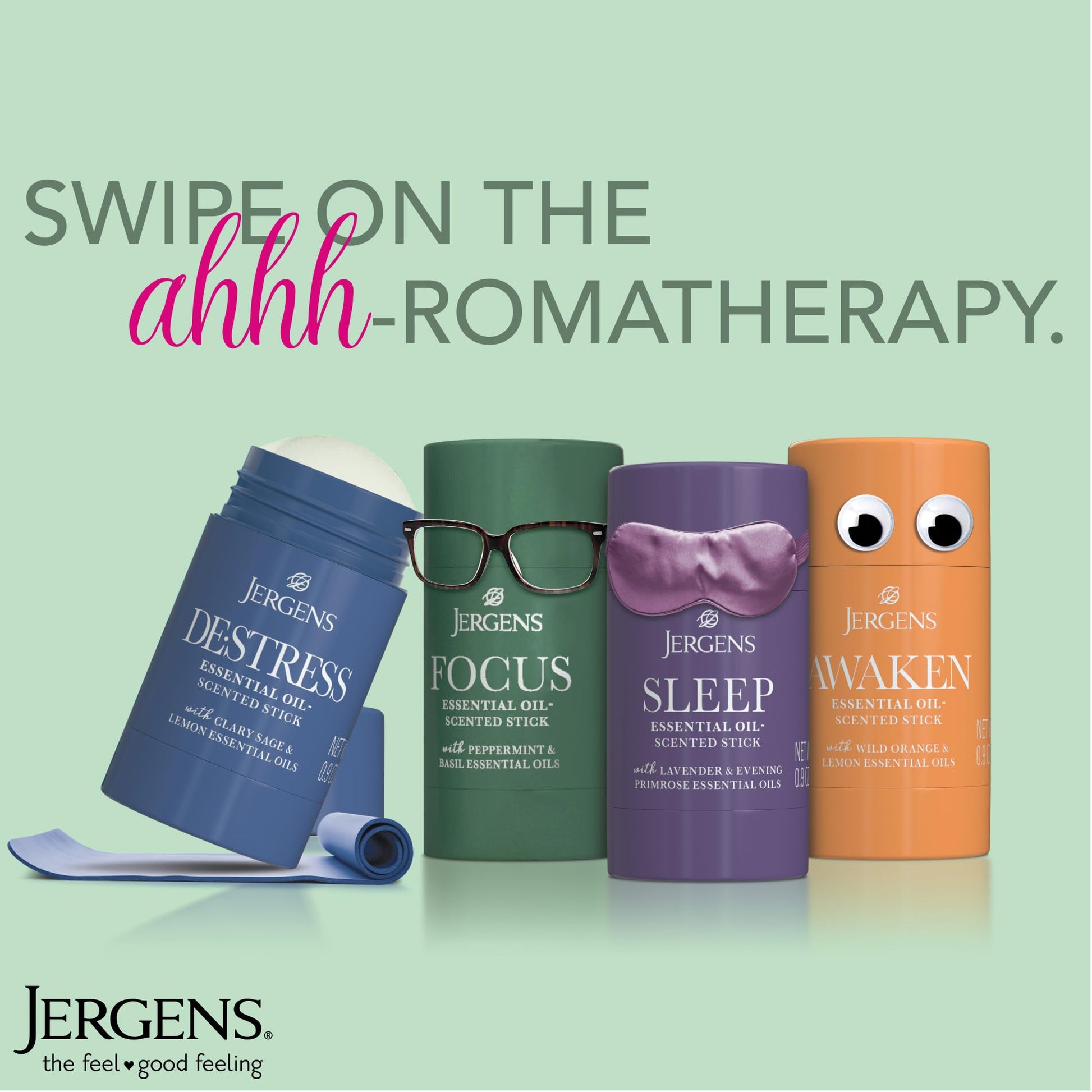 Jergens Sleep Stick Restful Blend Essential Oil Balm, Aromatherapy JergensAu supplements