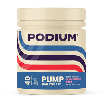 Podium Nutriton, Pump, Stimulant Free Pre-Workout, 40 Servings (Watermelon Mint) Podium NutritionAu supplements