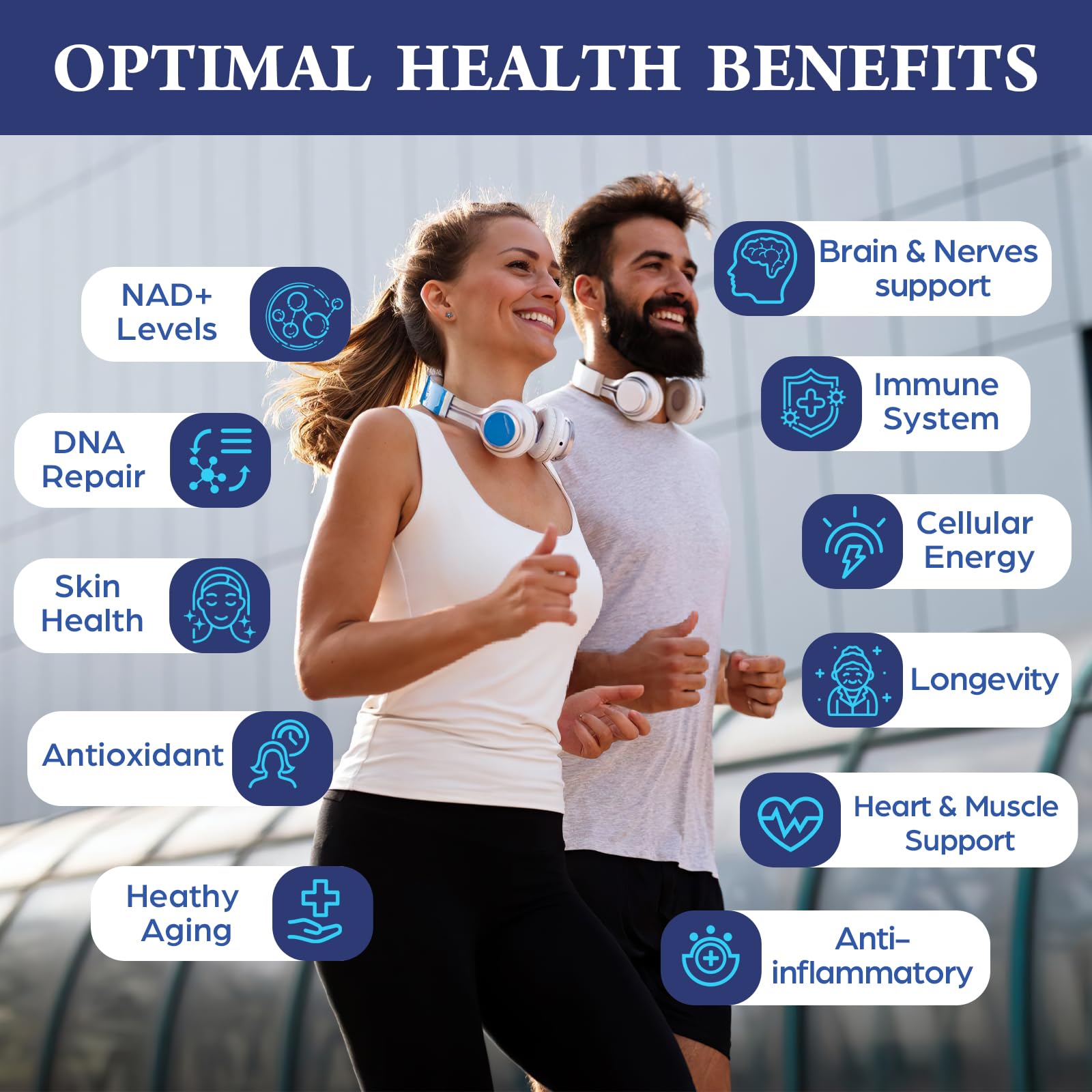 Nokuba NAD Supplement - NMNH Alternative with Trigonelline HCL 500mg & Resveratrol - NAD+ Precursors Plant Extraction - Support Cellular Energy & Healthy Aging & Brain for Women & Men - 90 Capsules NokubaAu supplements