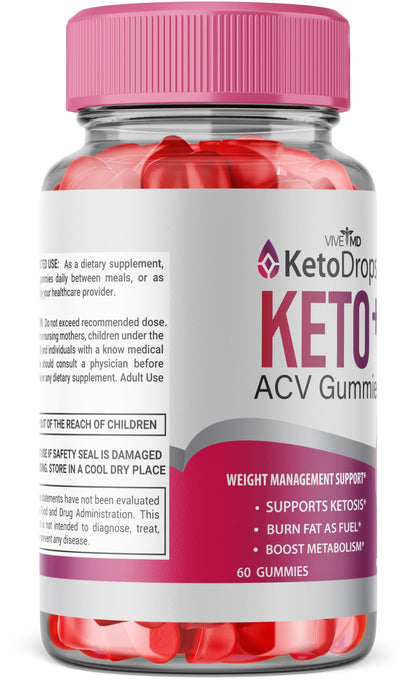 VIVE MD Keto Drops ACV Gummies Keto Drops ACV Gummies 525 MG Keto Drops Gummies VIVE MDUS supplements