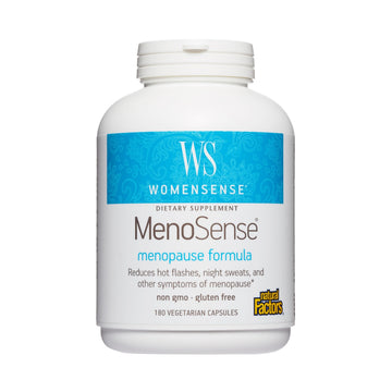 Natural Factors WomenSense MenoSense - Dietary Supplement with Black Cohosh, Chasteberry & Dong Quai - Menopause & Perimenopause Support Supplement - 180 Vegetarian Capsules (90 Servings) Natural FactorsAu supplements