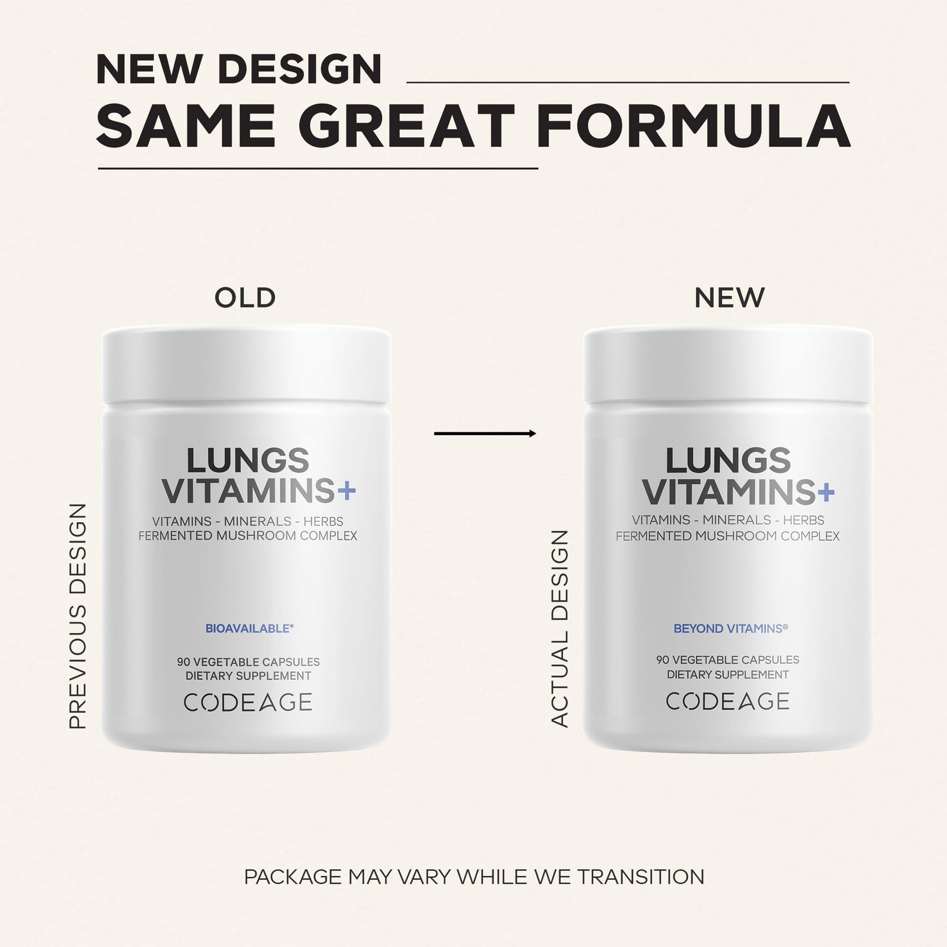 Codeage Lungs Vitamins, A, C, D, E, B6, Milk Thistle Lung Supplement, Zinc & Magnesium, Cordyceps, Reishi, Chaga, Poria, Tylophora, Ginger, Peppermint Leaf Organic Herb Cleanse - Non-GMO - 90 Capsules CodeageAu supplements