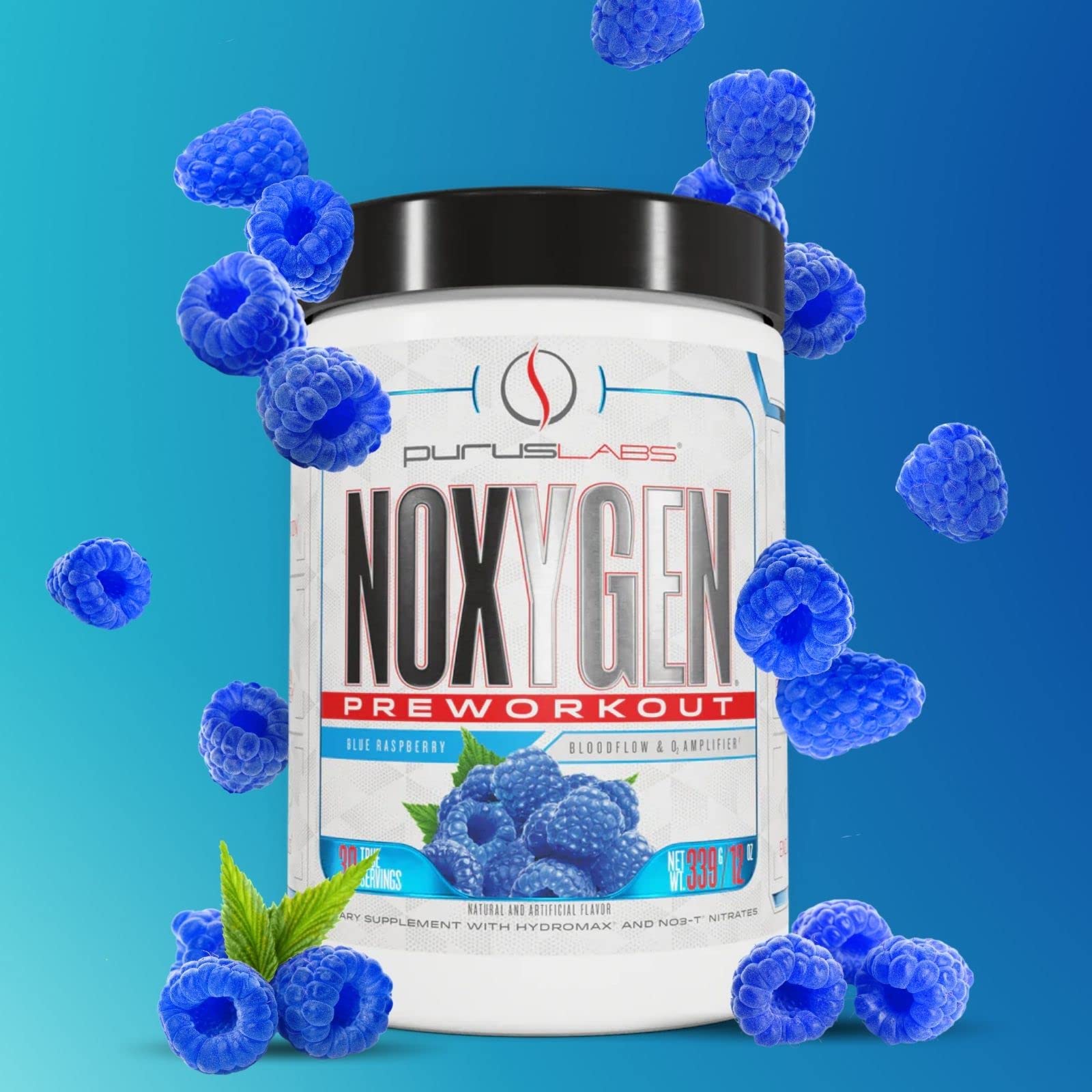 Purus Labs NOXYGEN PREWORKOUT Powder, 30 Servings (Blue Raspberry) Purus LabsAu supplements