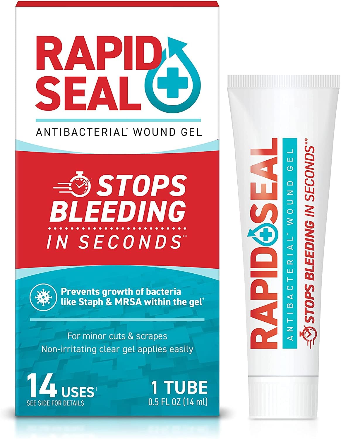 Rapid-Seal Wound Gel (1 Count) | Stops Bleeding in Seconds, Ideal for Cuts Rapid-SealAu supplements