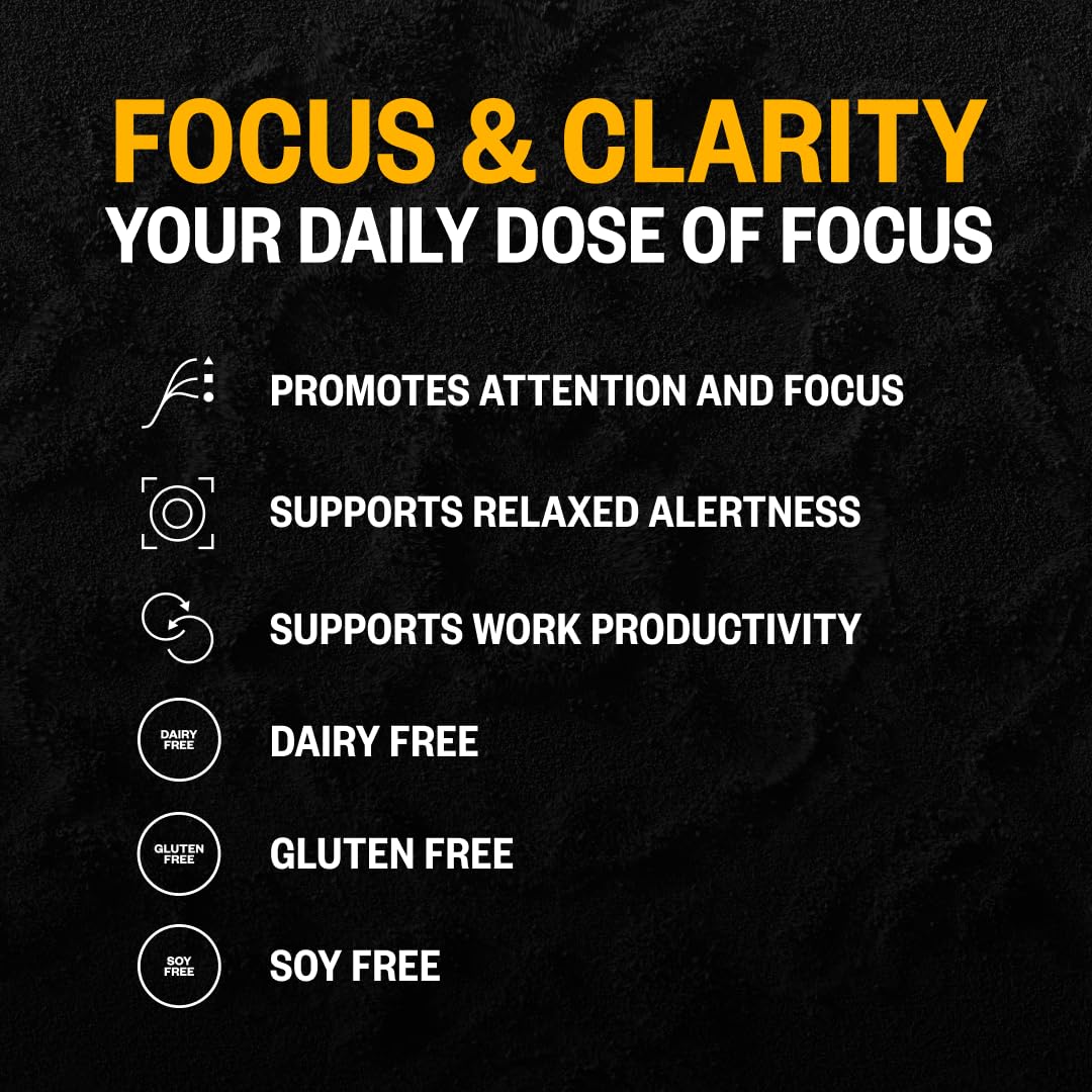 ONNIT Alpha Brain Black Label Capsules, IGEN Non-GMO Tested Citicoline Brain Supplement for Concentration and Memory, Lion’s Mane, Lutemax Lutein, L Theanine and Mucuna Pruriens, 80 Count ONNITAu supplements
