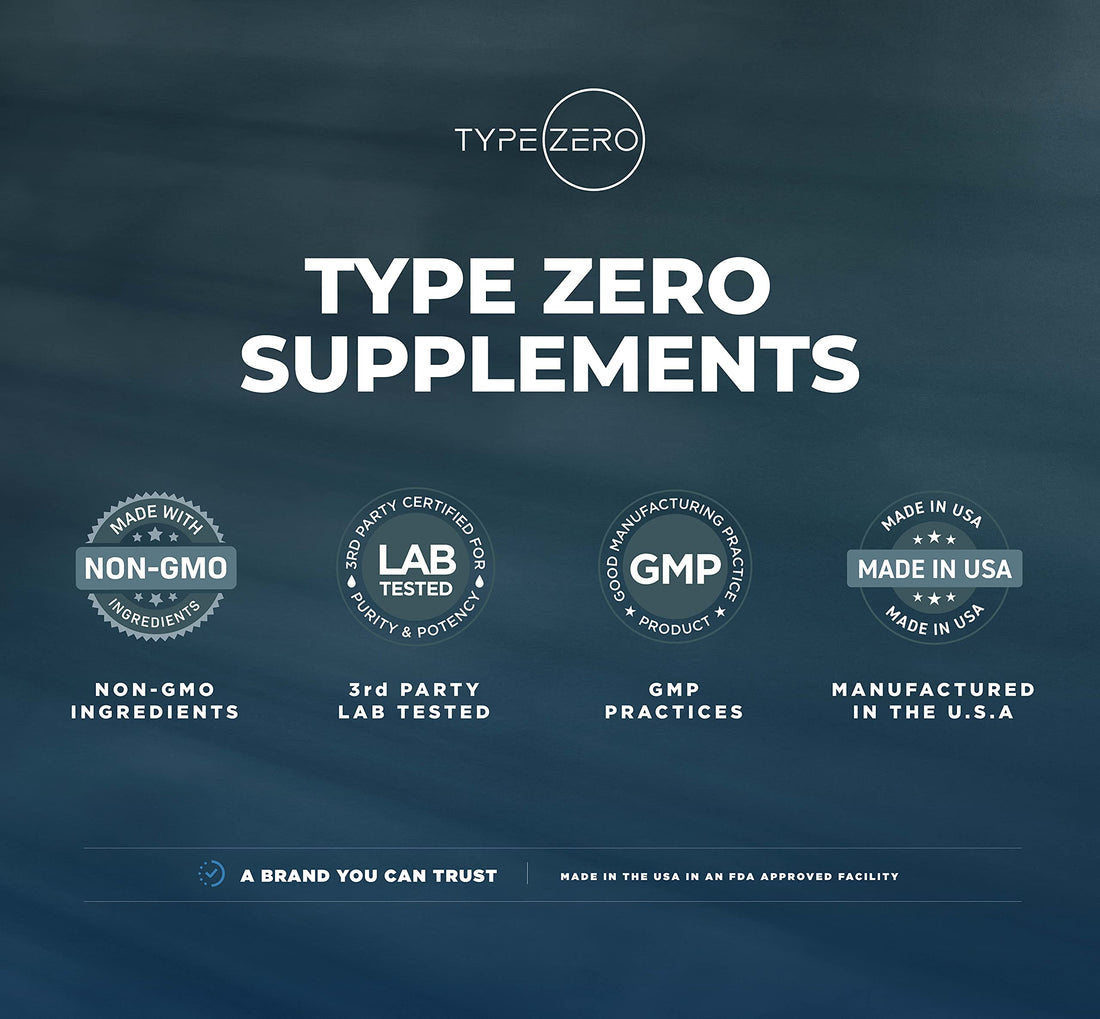 Type Zero L Glutamine Powder, 200 Servings of 5000mg - 6 Month Supply, for Gut Health, Gastrointestinal Lining Support & Recovery for Women/Men - Vegan, Gluten Free, No Fillers, Unflavored Type ZeroUS supplements