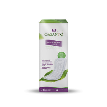 Organyc 100% Organic Cotton Light Incontinence Liners for Bladder Leakage Control OrganycAu supplements