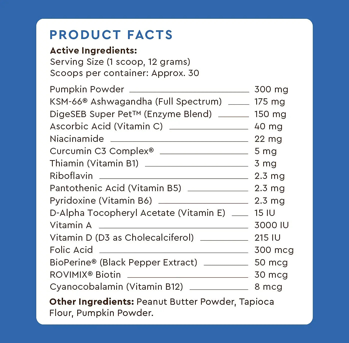 Infinite Pet Life Ultimate Multi-Function Peanut Butter Dog Vitamin Powder | 12.7 oz | All-Inclusive Dog Vitamins and Supplements Infinite Pet SupplementsAu supplements