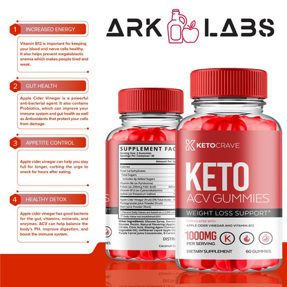 Keto Crave ACV Gummies, KetoCrave Keto ACV Gummies Advanced Weight Loss 1000MG Ark LabsUS supplements