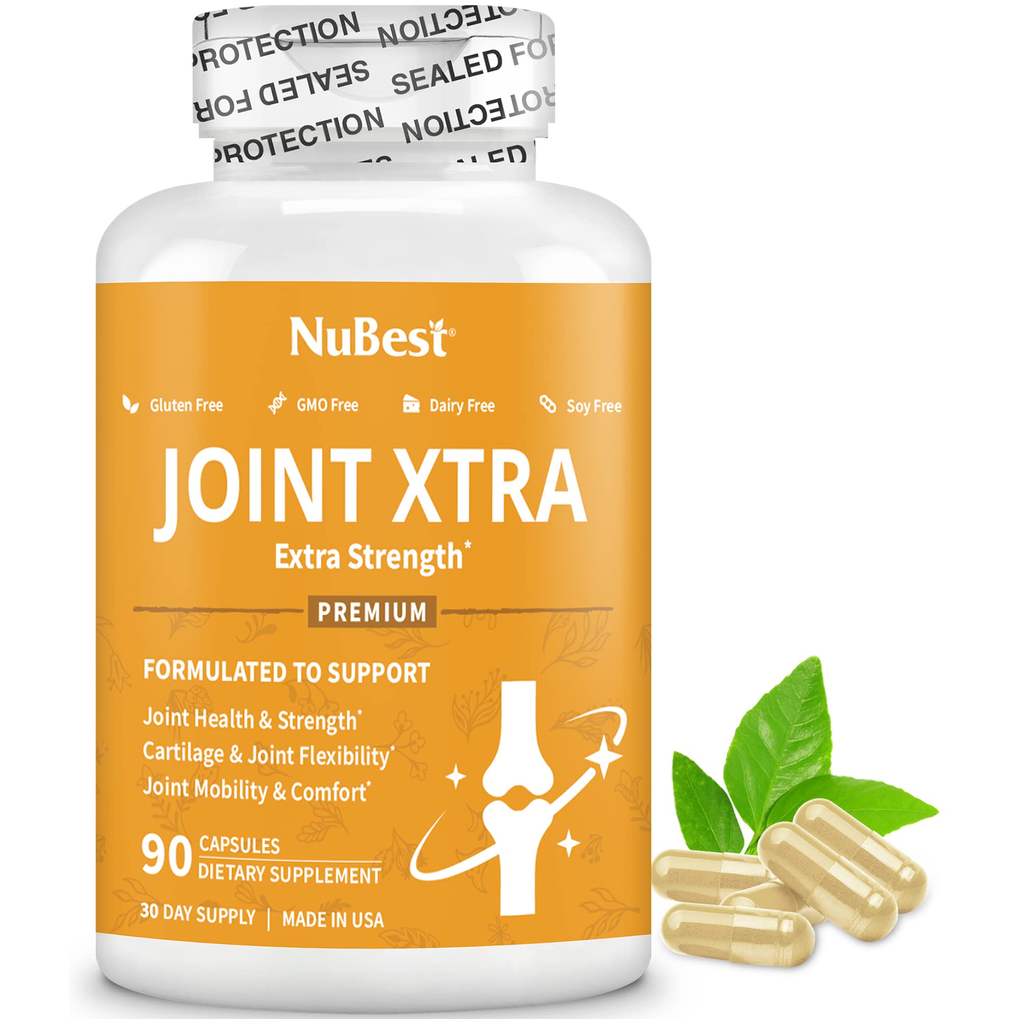 NuBest Joint Xtra - Joint Support Supplement | Joint Health Formula with Triple Joint Strength - Glucosamine, Chondroitin, Turmeric, MSM | 1 Month Supply NuBestAu supplements