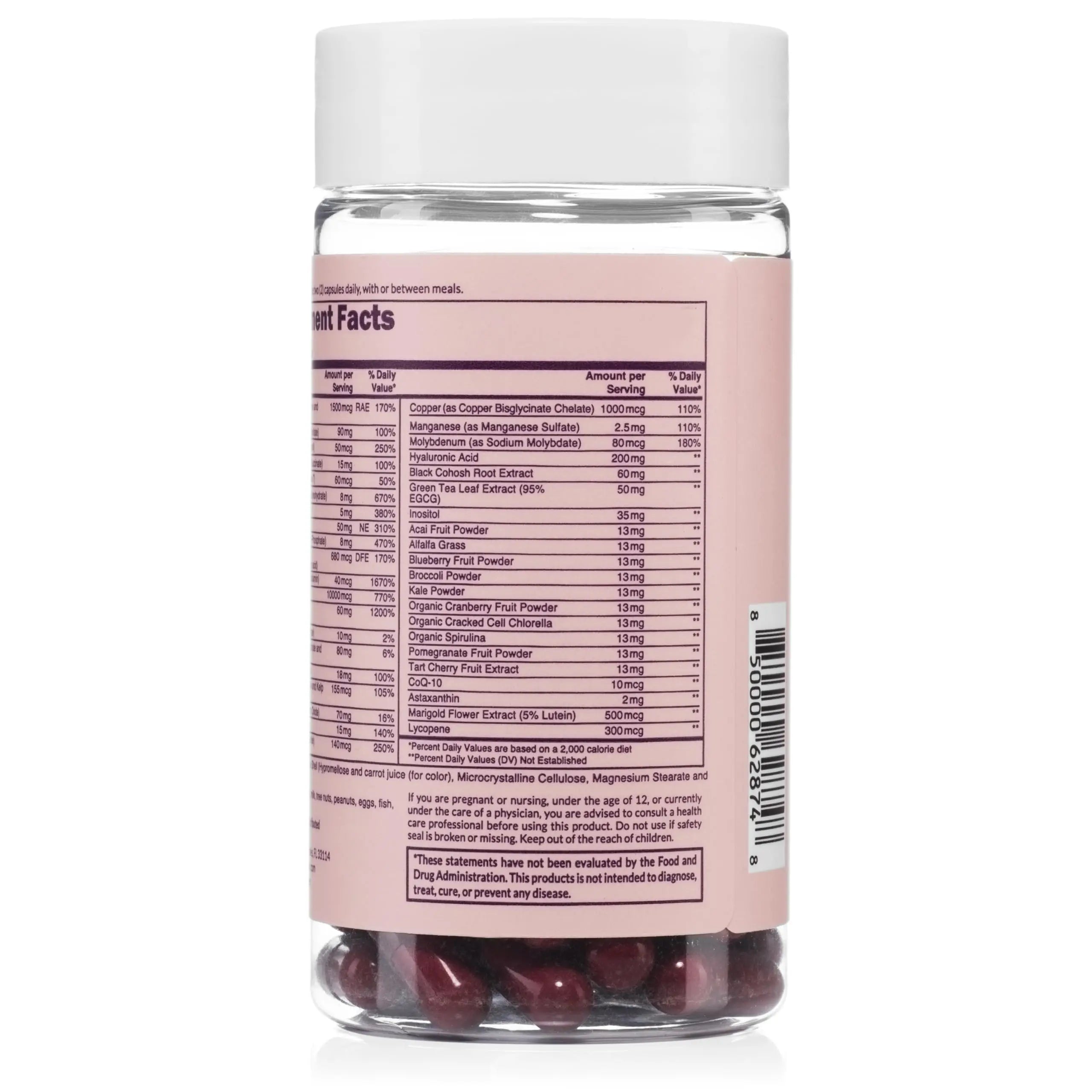 NAKED Nutrition Women's Multi - Daily Multivitamin - Vitamins A, C, E, Selenium, Zinc, Fruit and Super Green Extracts, to Boost Immune Support NAKEDAu supplements